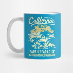 Los Angeles California Beach Earthly Paradise Endless Summer Great Waves Mug